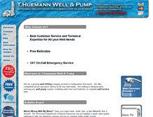 Tablet Screenshot of huemannwell.com